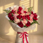 red and pink