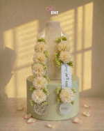 Graduation Flower Scarf