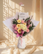 Lilies & Roses Grad Bouquet - Image 3