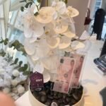 tray artificial flowers