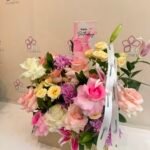 basket pink